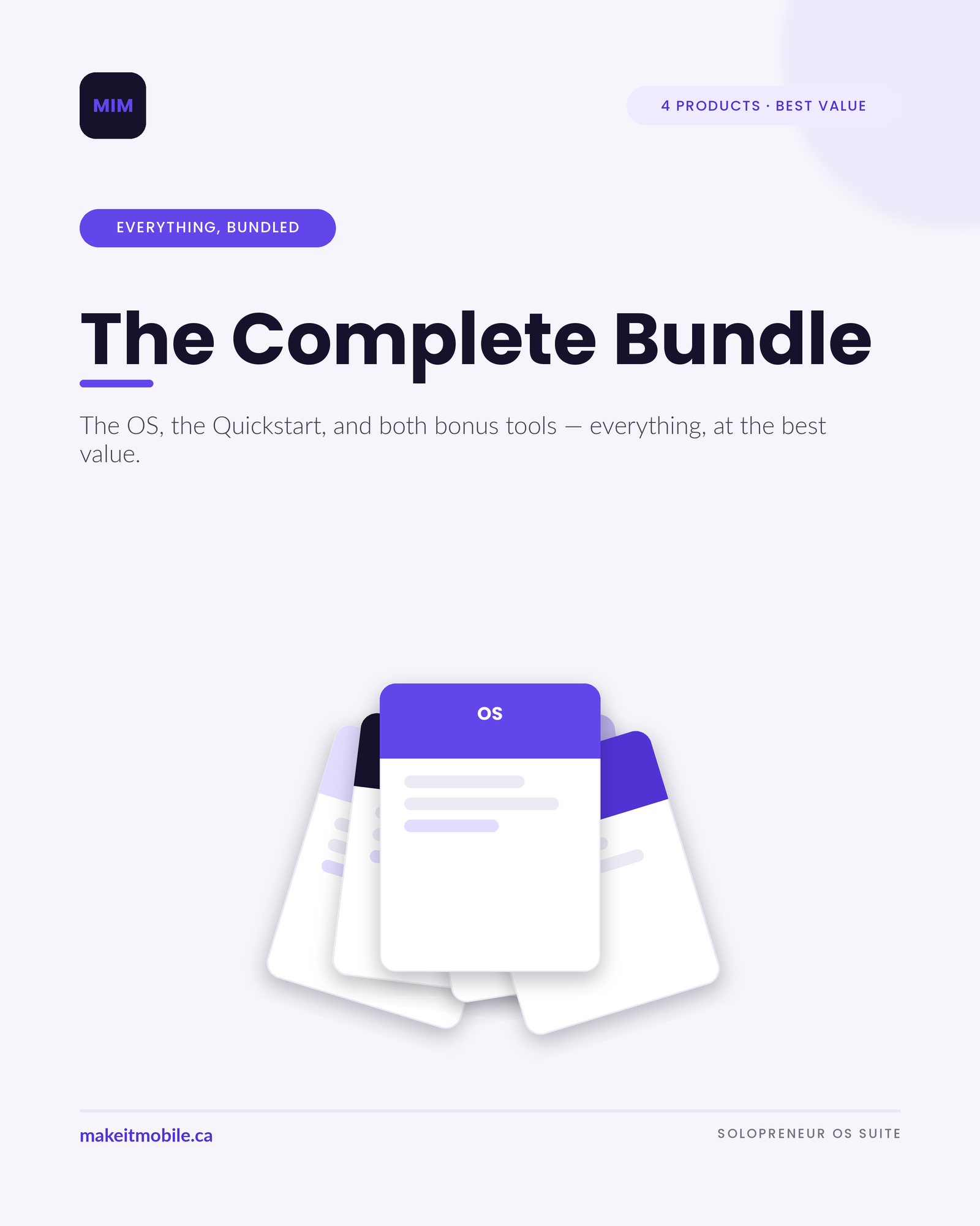 Complete Bundle — Solopreneur OS + PDF + Bonus Tools